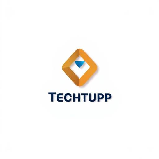 A mockup showcasing a modern logo and branding suite designed for a tech startup.