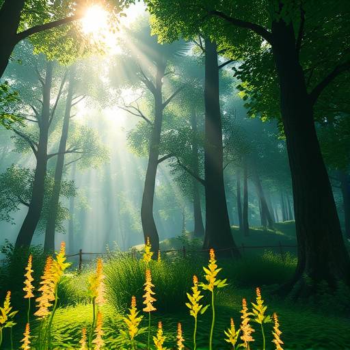 Screenshot from a video game, displaying complex environmental sound design.